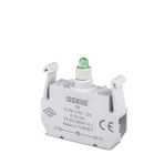Emas B9 12-30V AC/DC Ledli Yeşil Sinyal Blok Butonu