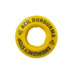 Emas BET60LED1 60 mm Acil Stop 24V AC/DC Plastik Ledli Tr-İng Kumanda Butonu