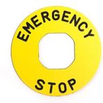 Emas BET60P Plastik 60 mm Stop B Etiket