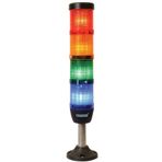Emas IK54L024XM03 IK Serisi Dört Katlı 24V AC/DC 100mm Borulu Plastik Ayaklı LED Kolon 50mm