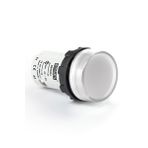 Emas MBSD024B 24V AC/DC Beyaz Led'li Düz Cam Monoblok Sinyal Lambası