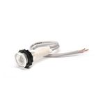 Emas S100LB2 24V AC/DC 10mm 12cm Beyaz Ledli Kablolu Sinyal Lambası