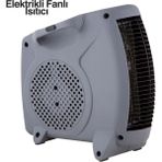 Ematcrt Mey Ithalat® BF20 Black Fanlı Isıtıcı Güvenli Kullanım ve Yüksek Performans ile Kompakt Tasarım