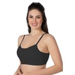 Emay 1423 Modal Cotton Kaplı Büstiyer - Siyah - L