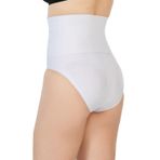 Emay 2090 Önü Dantelli Yüksel Bel Slip Beyaz Korse