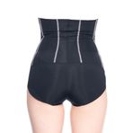 Emay 2886 Altı Agraflı Özel Slip Siyah Kadın Body Korse