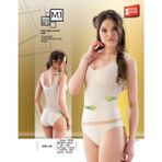 Emay 5012 Seamless Kalın Askılı Beyaz Kadın Atlet Korse