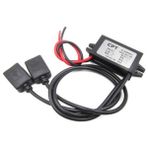 Emay Center 12V Için 5V 3A 15W Dc Dc USB Converter Su Geçirmez Araba Uyumlu Konverter Dönüştürücü - 1 Adet - Gümüş