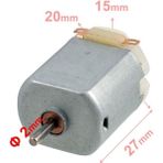Emay Center 5 Adet Dc Motor, Deney Motoru, 3V, 6V Motor Yüksek Devir Dinamo Motor