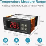 Emay Center STC-1000 220V Dijital Termostat - Isıtma ve Soğutma Röleli Sıcaklık Kontrol Cihazı (+Ntc Sensörlü)