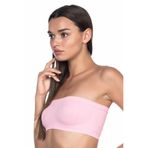 Emay Dikişsiz Straplez Büstiyer Pembe Neon Yeni Sezon (1 Adet Ekonomik), Pembe Neon, M