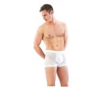 Emay Erkek Beyaz Dikişsiz Fantezi Boxer Yeni Sezon, Beyaz, S