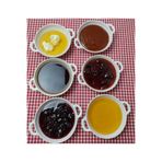 emay home Tekbir Porselen Meze Tabağı 6'lı