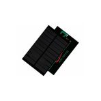 Emay Küçük Mini Güneş Paneli 7cmx10cm 6 Volt 0,15 Amper + ve - Uç Kablo