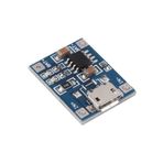 EmAyCenter 5v Mini Mikro Usb 1a Tp4056 Lityum Pil Şarj Kartı Şarj Aleti Modülü-mavi