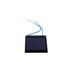 EmAyCenter Küçük Mini Güneş Paneli 4cmx4cm 3 Volt 0,1Amper + ve - Uç Kablolu