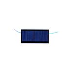 EmAyCenter Küçük Mini Güneş Paneli 8cmx4cm 4,5Volt 0,2A + ve - Uç Kablolu