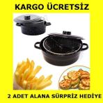 Emaye Fritöz Kızartma Tenceresi