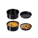 emayecim Air Fryer Sulu Yemek Tenceresi Ve Pizza Tepsisi 2'li Set