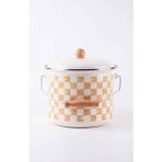 Emaylab Beige Emaye Bakraç 22 Cm (5 Litre) - Krem