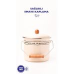 Emaylab Mood Ahşap Detaylı 20 cm 3 lt Emaye Bakraç