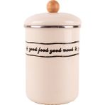 Emaylab Mood Çay Kavanozu/ Çok Amaçlı Dev Boy Kavanoz (17CM) - Krem Rengi