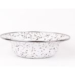 Emaylab Speckles Çukur Makarna ve Salata Tabağı 24CM - Kahverengi