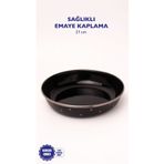 EMAYlab Star Emaye Bowl Tabağı - Bowl Kase - Salata Kasesi - Sunum Kasesi 21cm