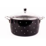 Emaylab Star Emaye Fritöz/kızartma Tenceresi 2 cm 4 Litre - Siyah - 24 cm
