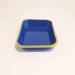 Emayra Emaye Meze Tabağı Kobalt F.yeşil 22 x 16 cm