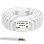Emba Bilişim CL-19609 3 x 1.5 cm 100 m Beyaz Ttr Kablo