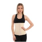 EMBA KORSE Bel Destekleyici Askısız Sıkılaştırıcı Lateks Doğum Sonrası Latex Bel ve Göbek si (TEN RENGİ, 4XL)
