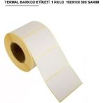 Emba Termal Barkod Etiketi 100×100 / 500 Sarım 1 Rulo - 30 x 60 mm