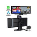 Embatech 10.26 İnç 4K Ön/Arka Çift Kameralı Oto Multimedya Araç Ekranı Kablosuz CarPlay/Android Auto Destekli