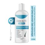 Embeauty 9 Aktifli Saç Dökülmesine Karşı Hızlı Saç Uzatan & Onarıcı Dolgunlaştırıcı Besleyici Şampuan 400 ML