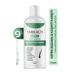 Embeauty Kepek Kaşıntı Ve Egzama Karşıtı 9 Aktifli Kepek Karşıtı Tuzsuz Sampuan 400 ml