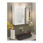 Emdief Home Aynalı Banyo Dolabı Iki Kapaklı 60X60X15 cm