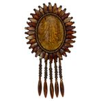 EMDOMO Etnik Stil Egzotik Stil Şapkalar Bohem Sahil Tarzı Dekor Boncuklu Kızılderili Tarzı Elbise Çantası Boho Şık Boncuk Püskül Aplike 2 parça (C)