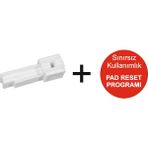 Emeks Epson L110 L210 L310 L382 L386 L365 L3050 L3060 L550 Yazıcı Atık Mürekkep Ped ve Reset Programı - Beyaz