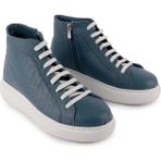 Emel Ayakkabı Modern Deri Converse Bot Kot Mavi 1301