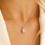 Emel Diamond 0.50 ct Baget Pırlanta Kolye