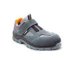 Emex M1020 S1 Gri-Oranj Süet İş Ayakkabısı