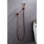 Emfa Aksesuar Bakır Taharetmatik Spiralli Set Rose Gold Taharat Musluğu Şattaf