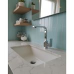 Emfa Aksesuar Krom Kare Lavabo Bataryası - Kare Banyo Bataryası Pirinç
