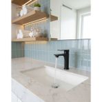 Emfa Aksesuar Siyah Modern Lavabo Bataryası - Pirinç Siyah Lavabo Bataryası