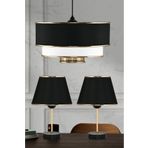 Emg DesiGn Kumaş Başlıklı 3 Katlı Modern Avize ve 2 Adet Abajur Set Yatak Odası Çocuk Odası Salon Mutfak Hol