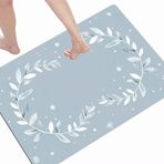 Emici Banyo Paspası Kaymaz 60x90 cm Kare Küçük Taş Banyo Paspası Hızlı Kuruyan Banyo Duş Zemin Paspası Halı, Banyo için Banyo Paspasları, Yatak Odası, Mutfak, Tuvalet, Kapı için İnce Banyo Paspasları