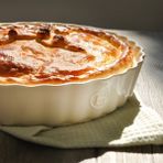Emile Henry EH026028 28 cm Ekru Clay Tart Börek Flan Kabı