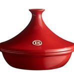 Emile Henry EH345632 güveç – Kavurma tenceresi – Seramik – Grand Cru/kırmızı Ø 32 cm