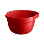 Emile Henry EH346563 Yuvarlak 3.5 lL Kırmızı Burgundy Karıştırma Kabı